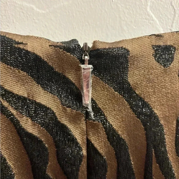 NWT PRABAL GURUNG Printed Jacquard Mini Dress In Animal - Picture 6 of 11